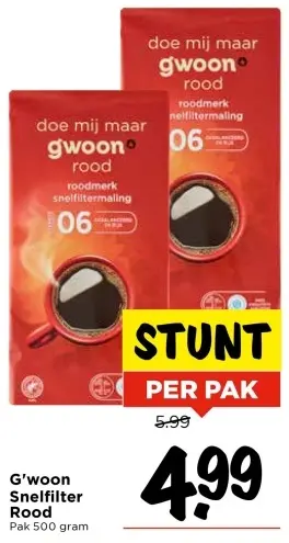 Aanbieding: Snelfilter Rood