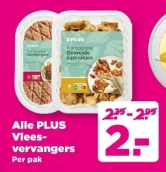 Aanbieding: PLUS Vleesvervangers