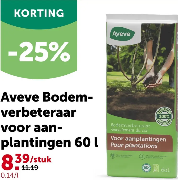 Promotie: Bodemverbeteraar voor aanplantingen