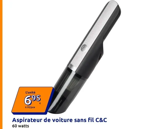 Offre: Aspirateur de voiture sans fil