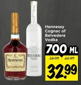 Cognac of Belvedere Vodka