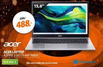 Aanbieding: Acer Aspire 3 (A315-44P-R8B9) Zilver