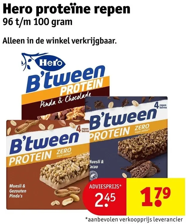Aanbieding: Proteïne repen