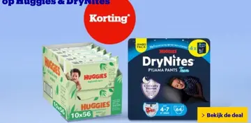 Aanbieding: Huggies & DryNites