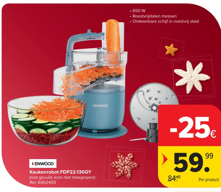 Promotie: Keukenrobot FDP22.130GY