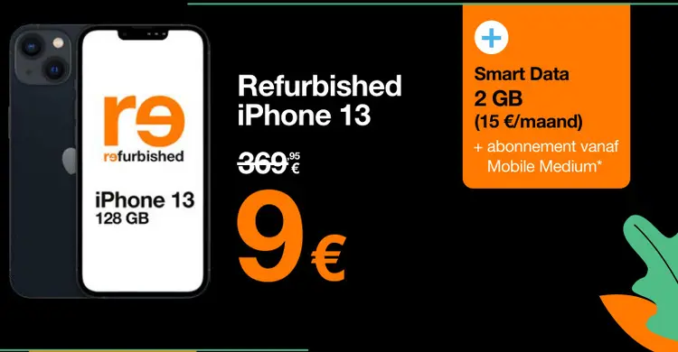 Promotie: Refurbished iPhone 13