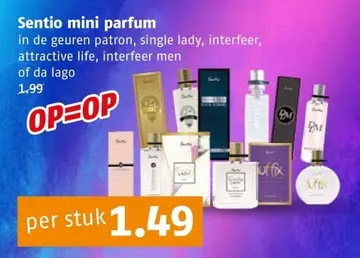 Aanbieding: Sentio mini parfum