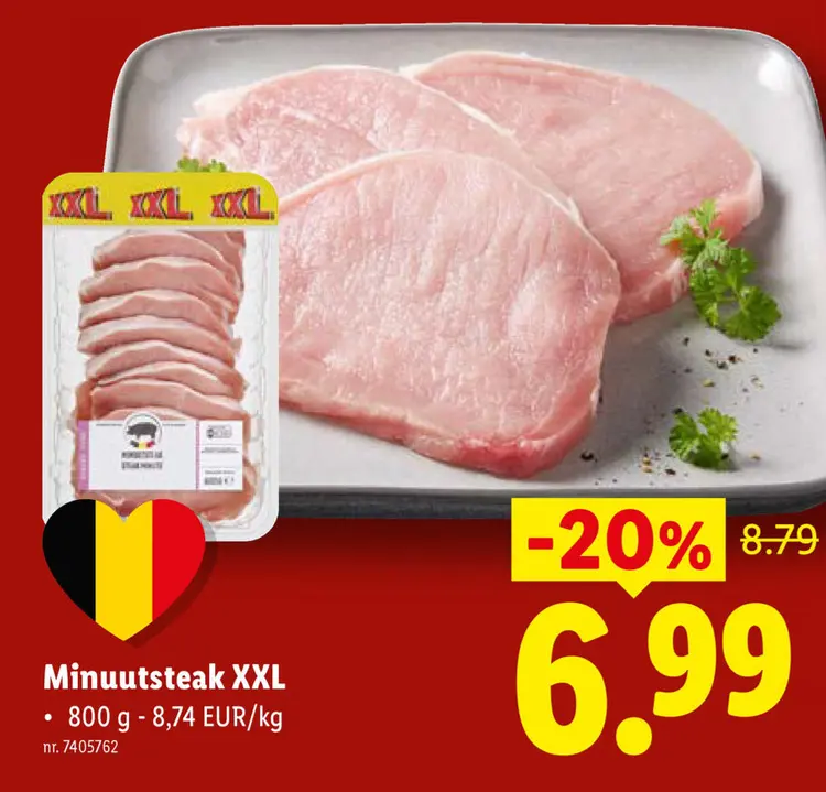 Promotie: Minuutsteak XXL
