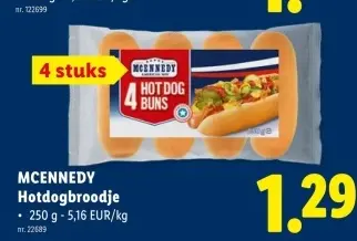 Promotie: Hotdogbroodje