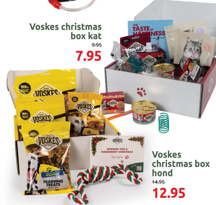 Aanbieding: Voskes christmas box kat