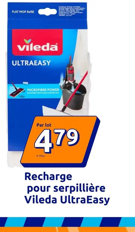 Offre: Recharge pour serpillière Vileda UltraEasy