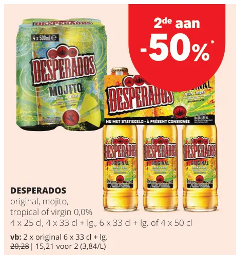 Promotie: Desperados