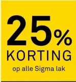 Aanbieding: Sigma lak