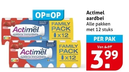 Aanbieding: Actimel aardbei