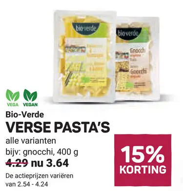 Aanbieding: Bio-Verde Verse pasta's