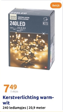 Aanbieding: Kerstverlichting warm-wit