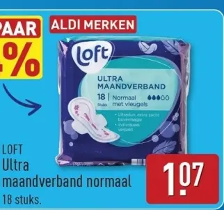 Aanbieding: Loft Ultra maandverband normaal