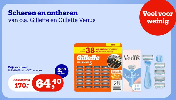 Promotie: Scheren en ontharen