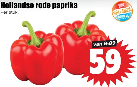 Aanbieding: Rode paprika