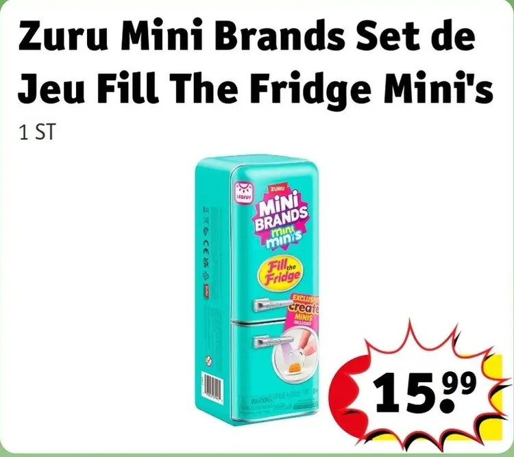 Offre: Set de Jeu Fill The Fridge Mini's