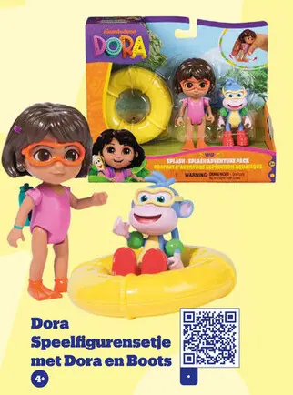 Aanbieding: Dora Speelfigurensetje met Dora en Boots