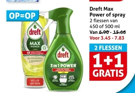 Aanbieding: Dreft Max Power of spray