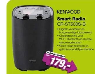 Aanbieding: Kenwood CR-ST500S-B Smart Radio