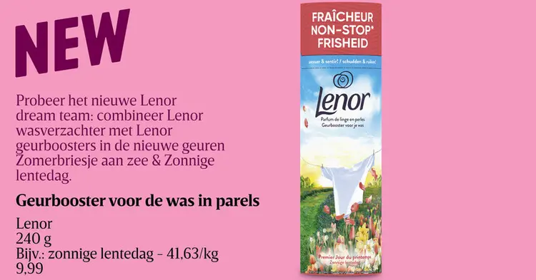 Promotie: Geurbooster voor de was in parels