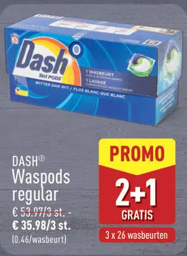 Aanbieding: DASH® Waspods regular