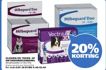Aanbieding: Vlooien en teken-of ontwormmingsmiddel