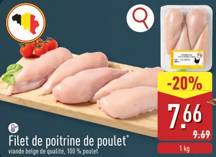 Offre: Filet de poitrine de poulet