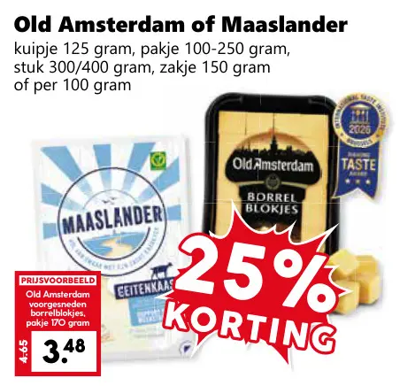 Aanbieding: Old Amsterdam of Maaslander