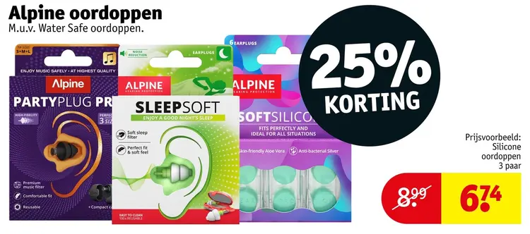 Aanbieding: Oordoppen