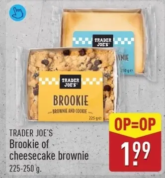 Aanbieding: Brookie of cheesecake brownie