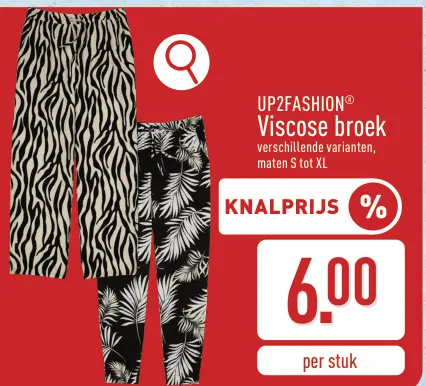 Promotie: Viscose broek