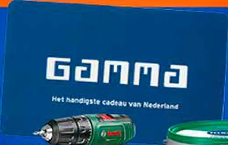 Aanbieding: Gamma Cadeaukaart