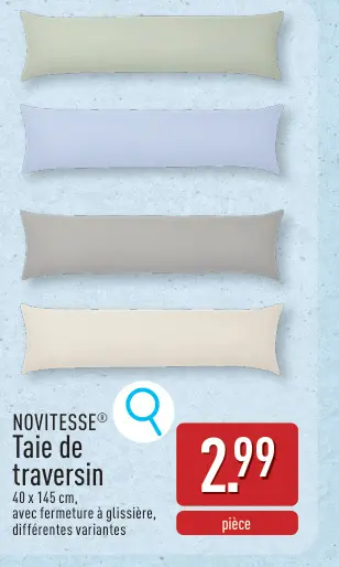 Offre: Taie de traversin