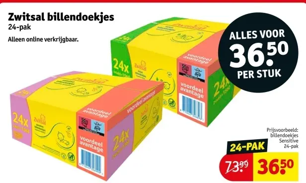 Aanbieding: billendoekjes