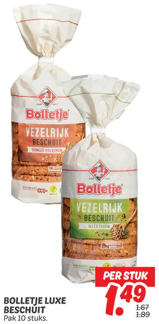 Bolletje luxe beschuit