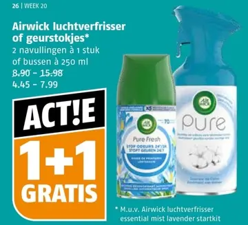 Aanbieding: Airwick luchtverfrisser of geurstokjes