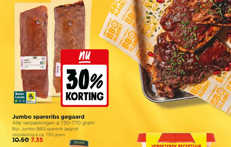 Aanbieding: Spareribs gegaard