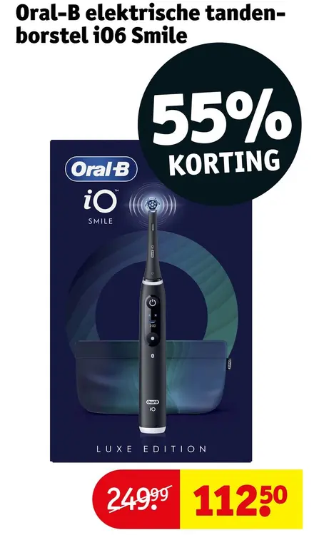 Promotie: Elektrische tandenborstel iO6 Smile