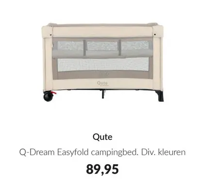 Aanbieding: Q-Dream Easyfold campingbed