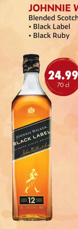 Aanbieding: Johnnie Walker Blended Scotch Black Label