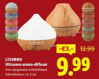 Aanbieding: Ultrasone aroma-diffuser