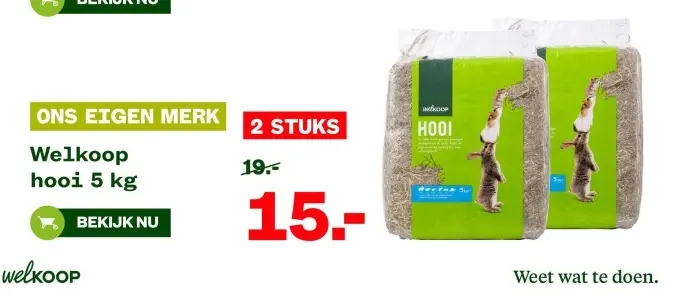 Aanbieding: Welkoop hooi