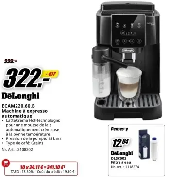 Offre: Machine à expresso automatique