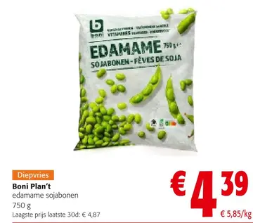 Aanbieding: Boni Plan't edamame sojabonen