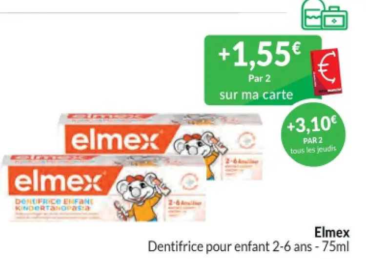 Offre: Dentifrice pour enfant