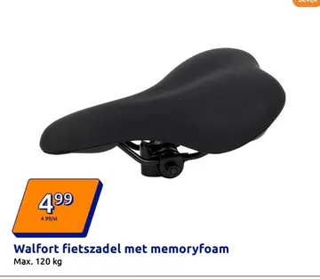 Aanbieding: Walfort fietszadel met memoryfoam